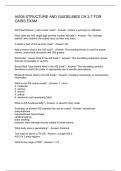 AIS08 STRUCTURE AND GUIDELINES CH 2-7 FOR CAISS EXAM