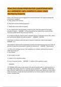 PRACTICE EXAM FIREFIGHTER &lbrace;QUESTIONS WITH ALL ANSWERS 100&percnt; CORRECT&rcub; &lpar;2024 &sol; 2025&rpar; &lpar;Verified by Experts&rpar;