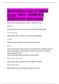 RATED A++ Smartsheet Core Product Exam 100% VERIFIED  ANSWERS 2024/2025