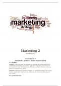 samenvatting marketing hoofdstuk 9 t/m 17