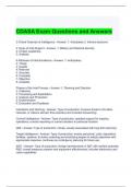 CDASA Exam Questions and Answers (Graded A)