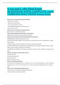 S-130 and L-180 Final Exam QUESTIONS WITH COMPLETE 100&percnt; VERIFIED SOLUTIONS 2024&sol;2025