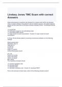 Lindsey Jones TMC Exam with correct Answers