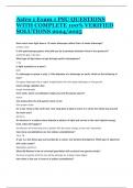 Astro 1 Exam 1 PSU QUESTIONS WITH COMPLETE 100&percnt; VERIFIED SOLUTIONS 2024&sol;2025