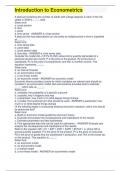 Introduction to Econometrics