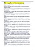 Introduction to Econometrics