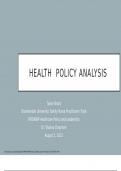 NR-506 Week 4 Assignment Health Policy Analysis Opioid Crisis &lpar;GRADED A&rpar;