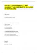 PENNSYLVANIA PROPERTY AND CASUALTY (APPLICABLE TO ALL LINES OF INSURANCE)