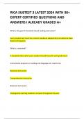 RICA SUBTEST 3 LATEST 2024 WITH 90&plus;  EXPERT CERTIFIED QUESTIONS AND  ANSWERS I ALREADY GRADED A&plus;