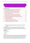 (COMPREHENSIVE) PN1 (PROFESSIONAL NURSING 1) EXAMS/QUIZ/FINAL QUESTIONS ALL ANSWERED 100% CORRECT ANSWERS| GUARANTEE PASS