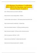 AEM Business Practitioner Certification 2024 &lpar;AD0-E126&rpar; Questions And Answers Already Passed &vert; Graded A&plus;