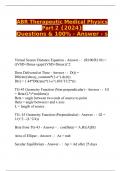 ABR Therapeutic Medical Physics Part 2 &lbrace;2024&rcub; Questions & 100&percnt; Correct Answers