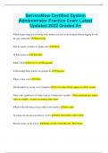 ServiceNow Certified System Administrator Practice Exam Latest Updated 2022 Graded A&plus;