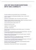 AOC IQT 2024 EXAM QUESTIONS WITH 100&percnt; CORRECT&excl;&excl;