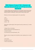 WGU Master's Course C702 - Forensics and Network Intrusion Exam set &vert; 475 Qs & As Pass Guaranteed