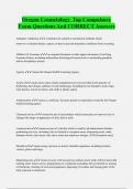 Oregon Cosmetology Top Compulsory  Exam Questions And CORRECT Answers