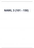 The New Academic Word List (NAWL) 