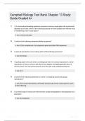 Campbell Biology Test Bank Chapter 13 Study Guide Graded A