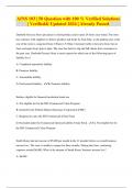 AINS 103 &vert; 50 Question with 100 &percnt; Verified Solutions &vert; Verified& Updated 2024 &vert; Already Passed