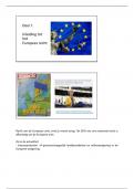 inleiding tot het internationaal en Europees recht: volledige lesnotities + ppt slides - deel Europees recht