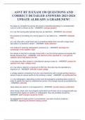 ASNT RT II EXAM 150 QUESTIONS AND CORRECT DETAILED ANSWERS 2023-2024 UPDATE ALREADY A GRADE&vert;NEW&excl;