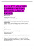Praxis, RVE, VCLA 100%  VERIFIED ANSWERS  2024/2025 ALREADY  PASSED