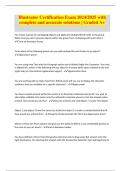 Illustrator Certification Exam 2024&sol;2025 with complete and accurate solutions &vert; Graded A&plus;