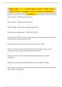 Illustrator CC Certification Study Guide latest 2024 With Complete and Accurate Solutions &vert; Graded A&plus;