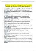 GFEBS Spending Chain - Manage Purchase Requisition Questions and Answers &lpar;2022&sol;2023&rpar;&lpar;Verified Answers&rpar;