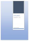 OTE2601 ASSIGNMENT 1.2024