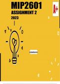 MIP2601 Assignment 3 semester 1 2024(WRITTEN)-Mathematics for Intermediate Phase Teachers iii
