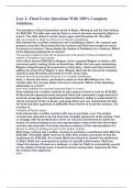 Law 2- Final Exam Questions With 100&percnt; Complete Solutions&period;