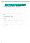 IS-100&period;C&colon; INTRODUCTION TO THE INCIDENT COMMAND SYSTEM&comma; ICS 100 WITH 10 QUESTIONS AND ANSWERS
