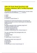 ABSA B1 Study Bank Questions with Complete Solutions 100&percnt; Verified Packaged 2024&sol;2025