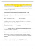 Anesthesia And Surgical Assisting Questions and Answers&vert; Already Graded