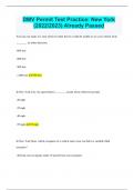 DMV Permit Test Practice&colon; New York &lpar;2022&sol;2023&rpar; Already Passed