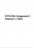 ENN1504 Assignment 1 Semester 1 2024&period;