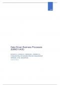 Samenvatting Fundamentals of Business Process Management - Data Driven Business Processes (EBM211A05)