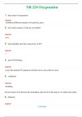 NR 224   (Latest 2024 / 2025) Oxygenation  Questions & Answers with rationales 