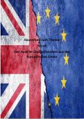 Hausarbeit zum Thema Brexit: Der Austritt Großbritanniens aus der Europäischen Union