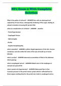 NP1 Exam 5 With Complete Solution