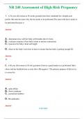 NR  240 Exams Set &lpar;Latest 2024 &sol; 2025&rpar; Questions & Answers with rationales 