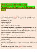 SBB ASCP Practice Test Questions with correct Answers 2024&period;pd