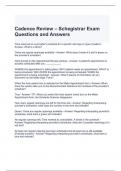 Cadence Review – Schegistrar Exam Questions and Answers