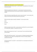 CIC2601 Exam with questions and well detailed answers 