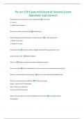 PA Act 120 Exam &num;4 &lpar;Search & Seizure&rpar; Latest Questions And Answers