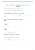 PA Act 120 Exam &num; 8 Complete Questions And Answers