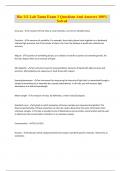 Bio 111 Lab Tamu Exam 1 Questions And Answers 100&percnt; Solved