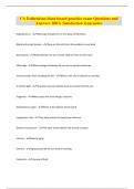 CA Esthetician State board practice exam Questions and Answers 100&percnt; Satisfaction Guarantee