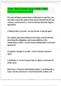 Trees Real Estate Exam With 100&percnt; Correct Answers 2024